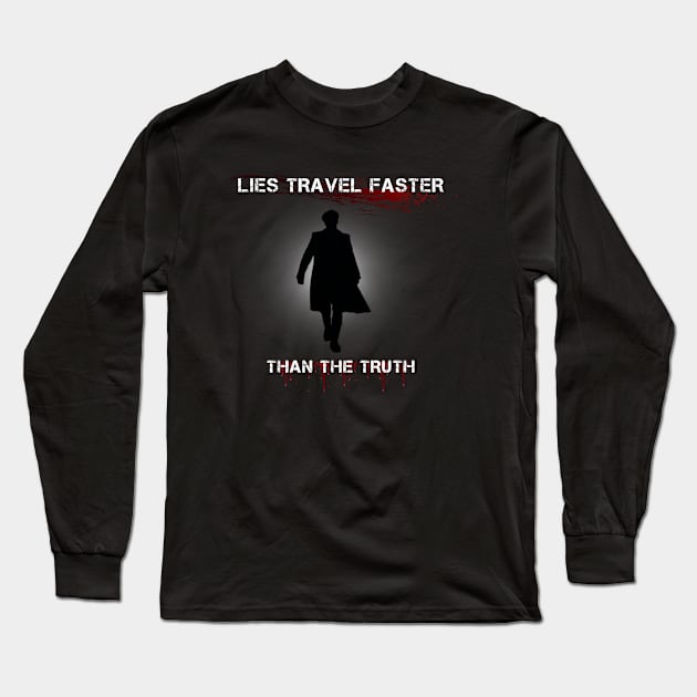 The Lies Long Sleeve T-Shirt by Canterville7